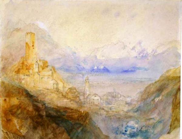 Hospenthal, Fall Of St Gothard, Morning by Joseph Mallord William Turner