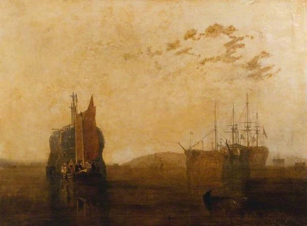 Hulks On The Tamar by Joseph Mallord William Turner