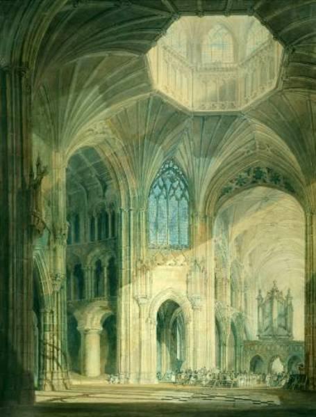 Interior Of Ely Cathedral, North Transept And Chancel by Joseph Mallord William Turner