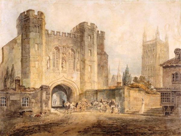 King Edgar's Gate, Worcester by Joseph Mallord William Turner
