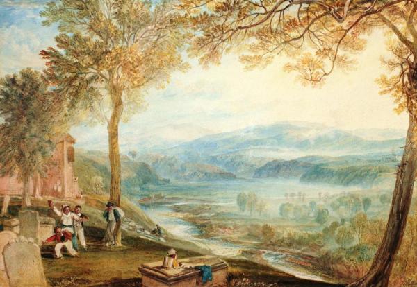 Kirkby Lonsdale Churchyard by Joseph Mallord William Turner