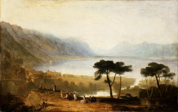 Lake Of Geneva From Montreux by Joseph Mallord William Turner