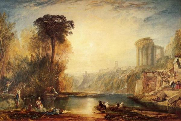 Landscape: Composition Of Tivoli by Joseph Mallord William Turner