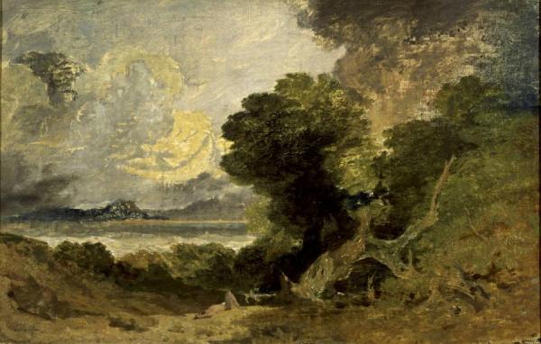 Landscape With Lake And Fallen Tree by Joseph Mallord William Turner