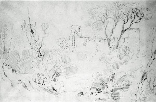 Landscape With Ruined Castle by Joseph Mallord William Turner Oil Painting Reproductions