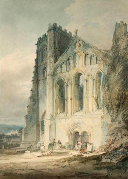 Llandaff, The West Front Of The Cathedral by Joseph Mallord William Turner