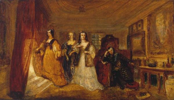 Lucy, Countess Of Carlisle, And Dorothy Percy's Visit To Their Father Lord Percy by Joseph Mallord William Turner
