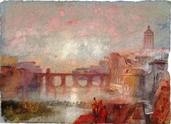 Mézières, With The Pont De Pierre And Church Of Notre-dame by Joseph Mallord William Turner Oil Painting Reproductions