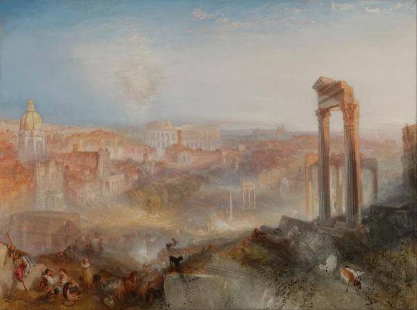 Modern Rome, Campo Vaccino by Joseph Mallord William Turner