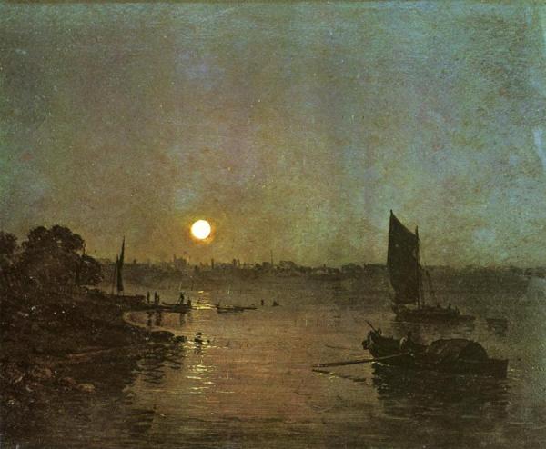 Moonlight, A Study At Millbank by Joseph Mallord William Turner