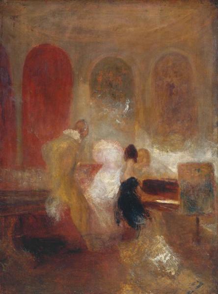 Music Party, East Cowes Castle by Joseph Mallord William Turner