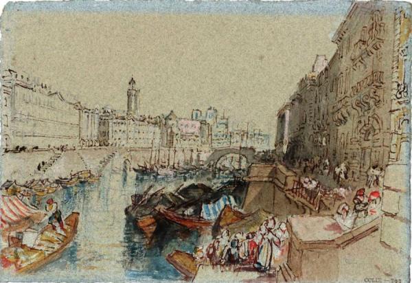 Nantes From The Ile Feydeau by Joseph Mallord William Turner