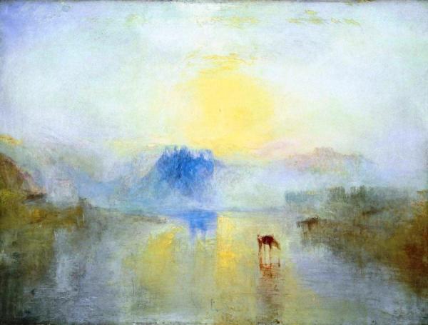 Norham Castle, Sunrise by Joseph Mallord William Turner
