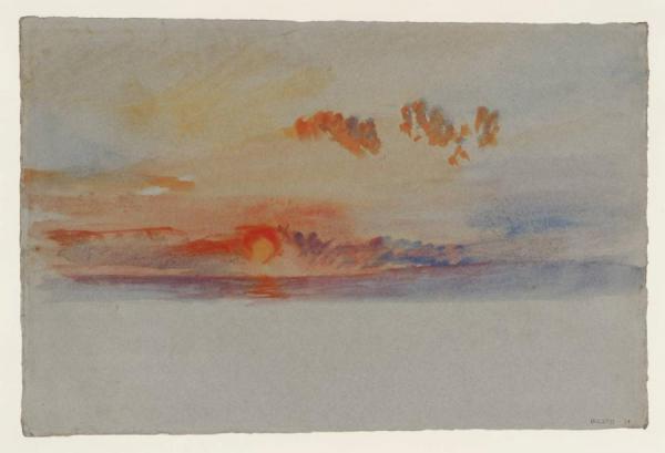 Orange Sunset by Joseph Mallord William Turner