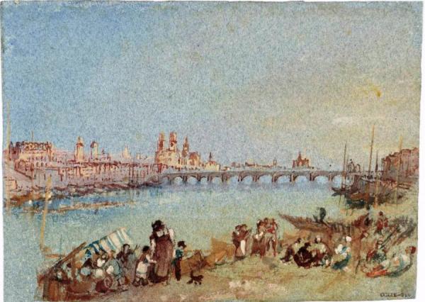 Orléans From The Quai Neuf by Joseph Mallord William Turner