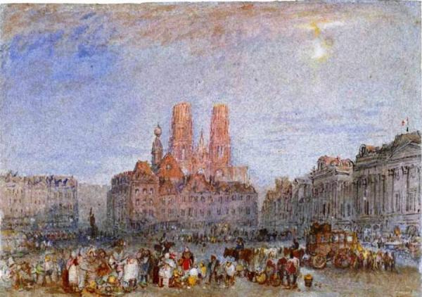 Orléans, Twilight by Joseph Mallord William Turner