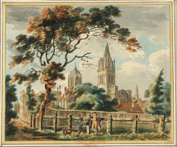 Oxford, Christ Church From Merton Fields by Joseph Mallord William Turner