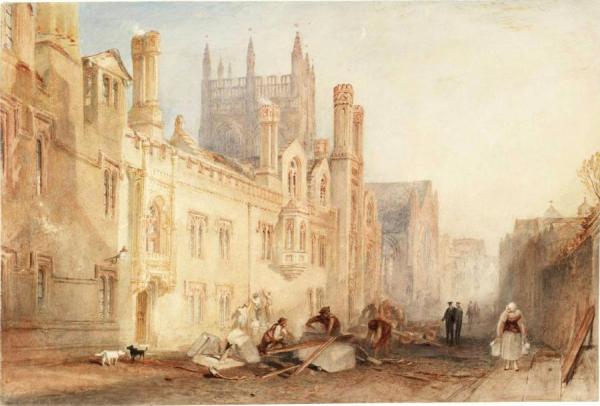 Oxford, Merton College by Joseph Mallord William Turner