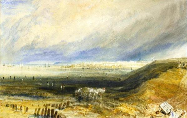 Oyster Beds At Whitstable, Kent by Joseph Mallord William Turner