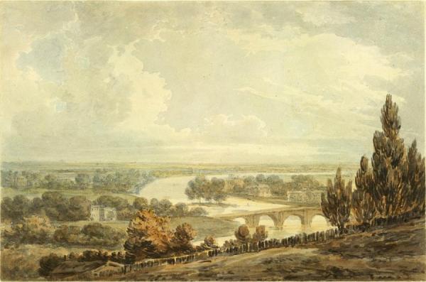 Panoramic View Of The Thames by Joseph Mallord William Turner