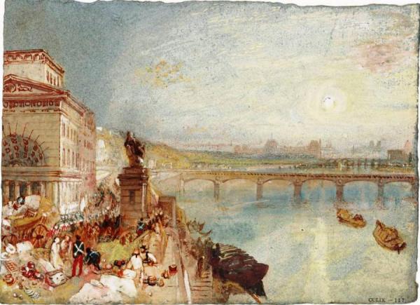 Paris From The Barrière De Passy by Joseph Mallord William Turner