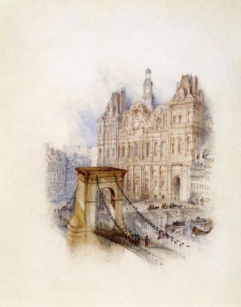 Paris, Hôtel De Ville by Joseph Mallord William Turner