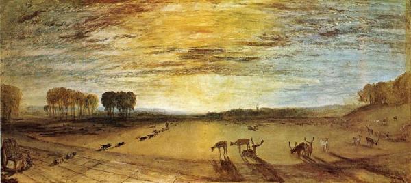 Petworth Park: Tillington Church In The Distance by Joseph Mallord William Turner