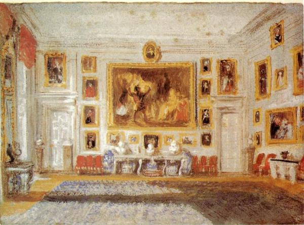 Petworth: The Drawing Room by Joseph Mallord William Turner