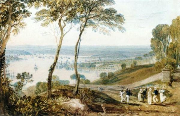 Plymouth, From Mount Edgcumbe by Joseph Mallord William Turner