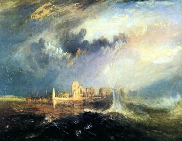Quillebeuf, At The Mouth Of Seine by Joseph Mallord William Turner