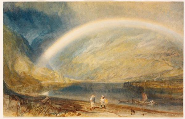 Rainbow. A View On The Rhine by Joseph Mallord William Turner Oil Painting Reproductions