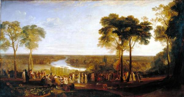 Richmond Hill, On The Prince Regent's Birthday by Joseph Mallord William Turner