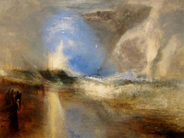 Rockets And Blue Lights (close At Hand) To Warn Steam Boats Of Shoal Water by Joseph Mallord William Turner Oil Painting Reproductions