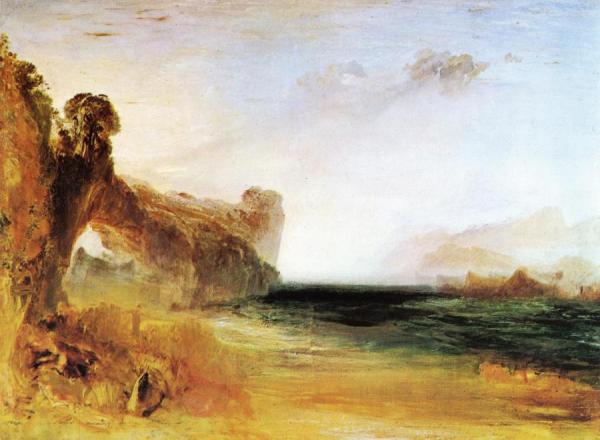 Rocky Bay With Figures by Joseph Mallord William Turner