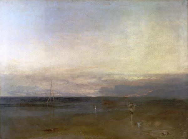 Rocky Bay With Figures by Joseph Mallord William Turner