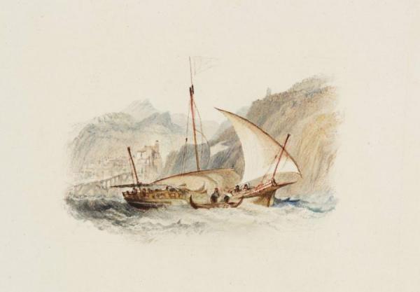 Rogers's 'italy' - Amalfi by Joseph Mallord William Turner