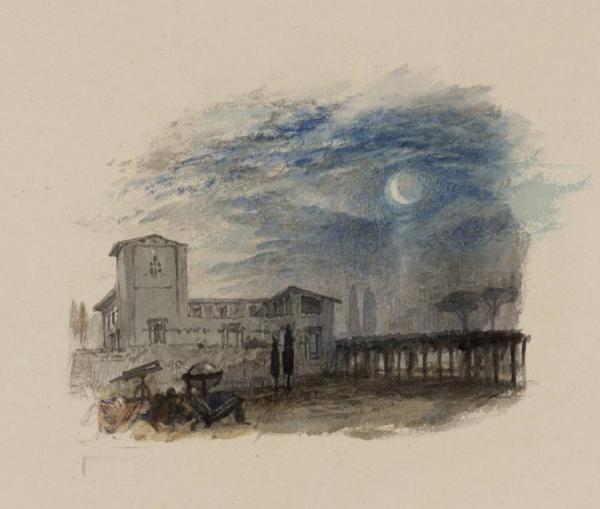 Rogers's 'italy' - Galileo's Villa by Joseph Mallord William Turner