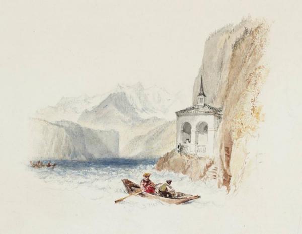 Rogers's 'italy' - The Chapel Of William Tell by Joseph Mallord William Turner