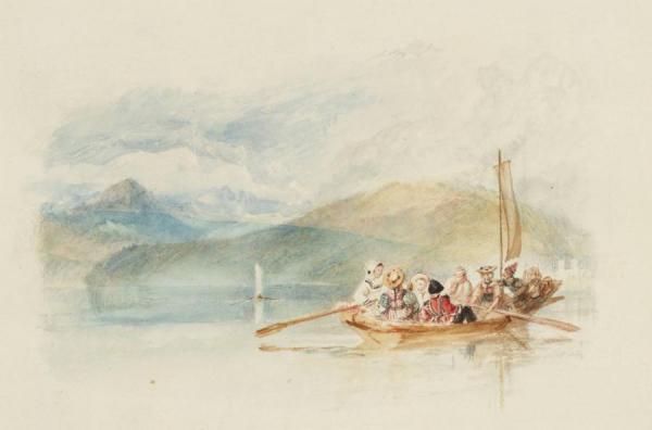 Rogers's 'italy' - The Lake Of Geneva by Joseph Mallord William Turner