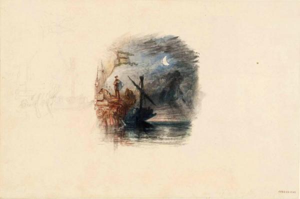 Rogers's 'poems' - Columbus, Land Discovered by Joseph Mallord William Turner