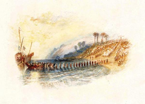 Rogers's 'poems' - Columbus, The Landing by Joseph Mallord William Turner