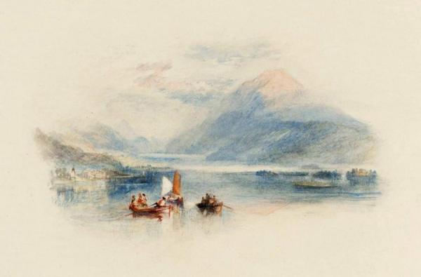 Rogers's 'poems' - Loch Lomond by Joseph Mallord William Turner