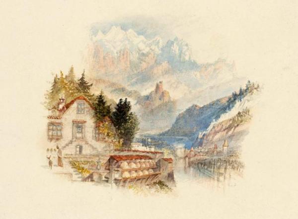 Rogers's 'poems' - St Pierre's Cottage by Joseph Mallord William Turner