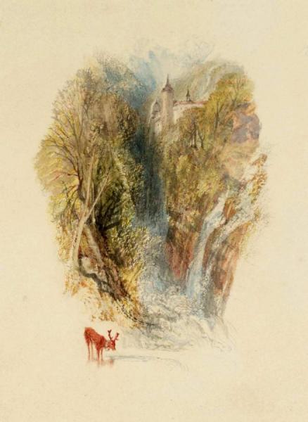 Rogers's 'poems' - Valombrè by Joseph Mallord William Turner