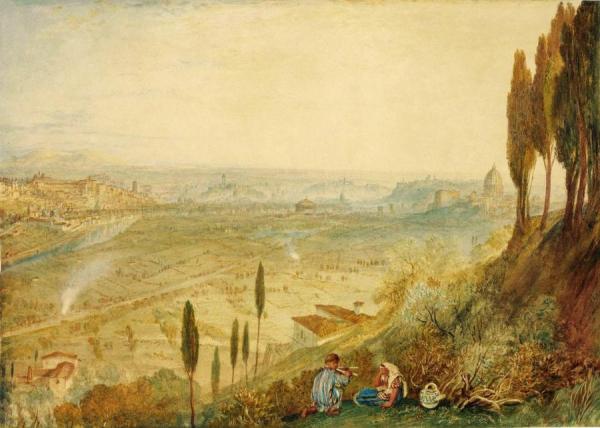 Rome From Monte Mario by Joseph Mallord William Turner