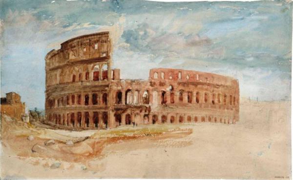 Rome, The Colosseum, From The West by Joseph Mallord William Turner