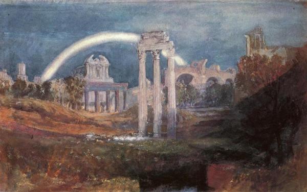 Rome: The Forum With A Rainbow by Joseph Mallord William Turner