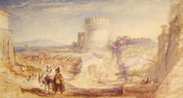 Rome, The Tomb Of Cecilia Metalla by Joseph Mallord William Turner