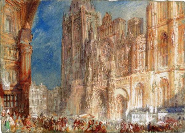 Rouen Cathedral by Joseph Mallord William Turner