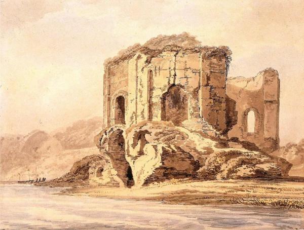 Ruins Of A Temple Near Baia by Joseph Mallord William Turner